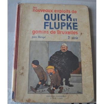Quick et Flupke gamins de Bruxelles 3e série A18 1942