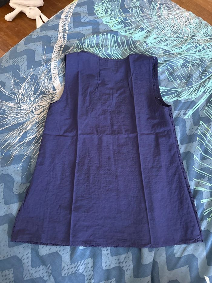 Top bleu marine taille S - photo numéro 3