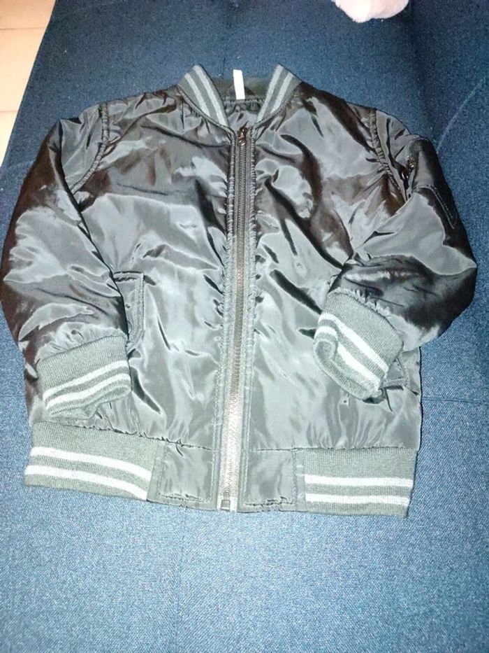 Veste noir bombers