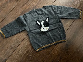 Gilet Absorba 3 mois gris anthracite