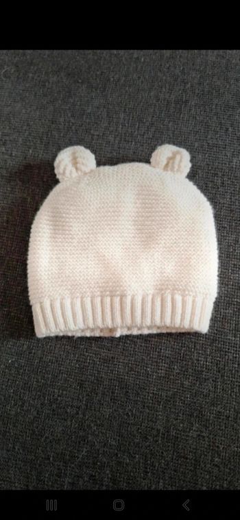 Bonnet à oreilles en mailles 18mois👻