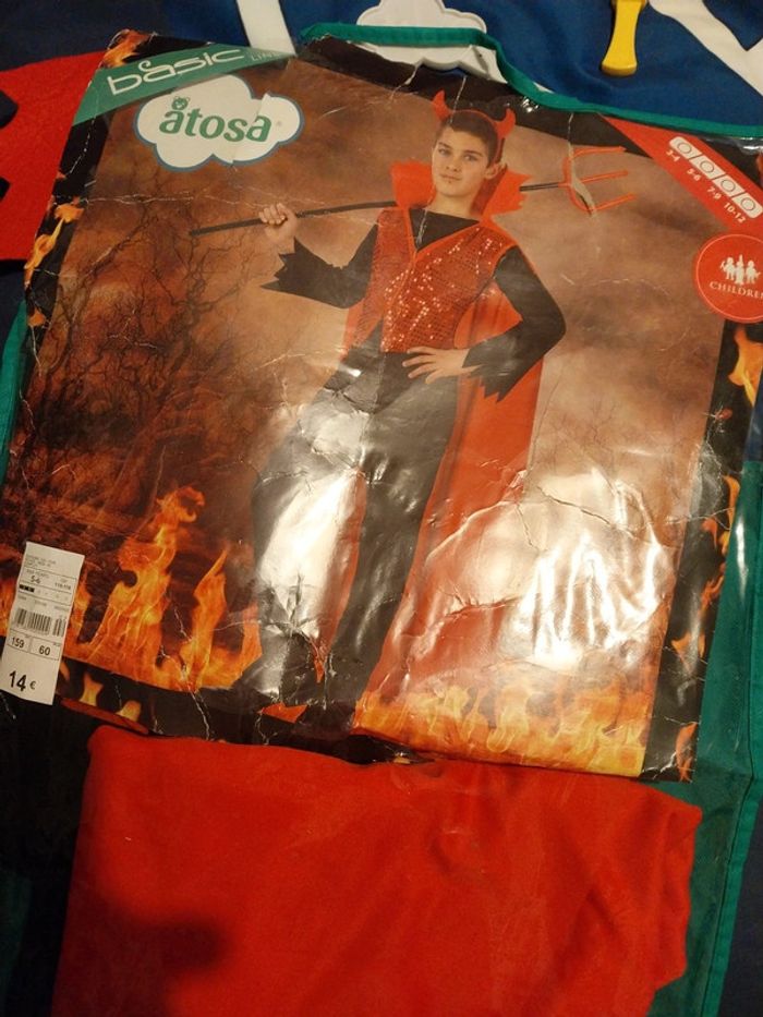 Déguisement Costume diable 5 6 ans - photo numéro 3