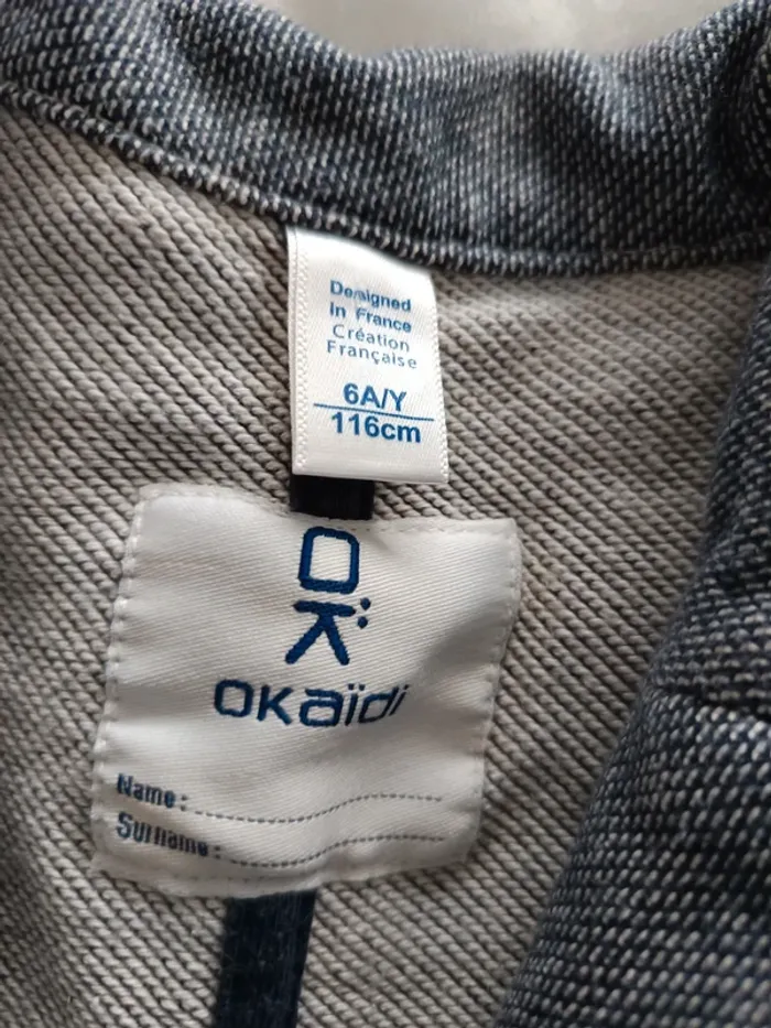 Gilet blazer Okaïdi 6 ans tbe - photo numéro 2