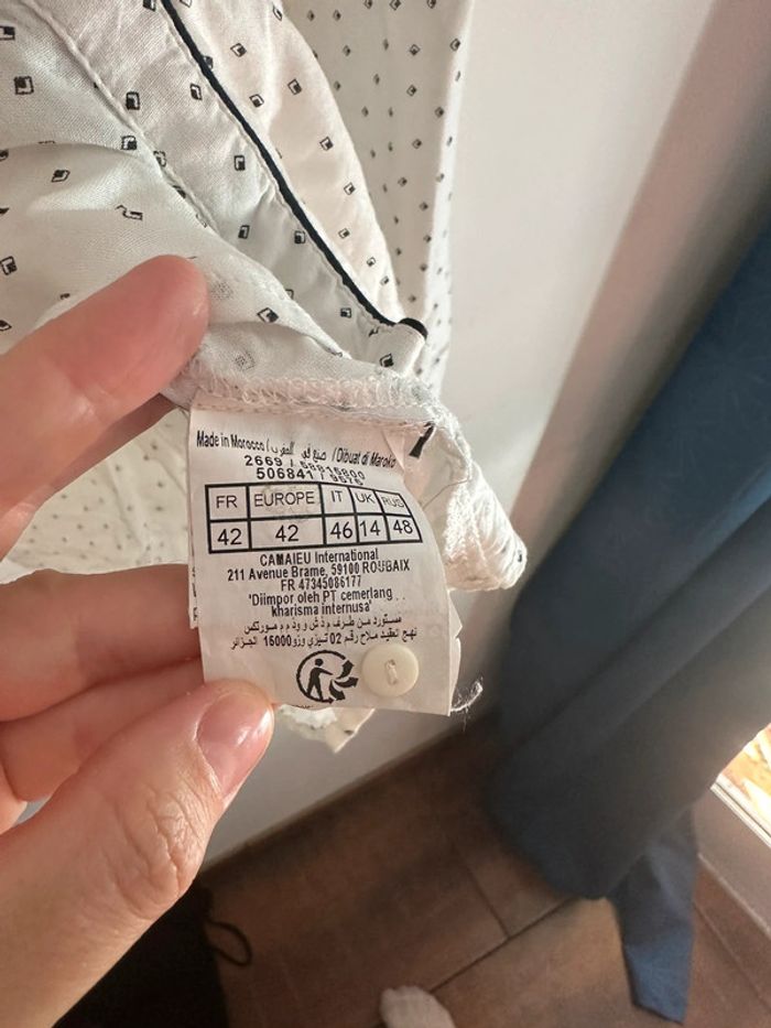 Chemisier camaïeu Femme, taille XL, 42 - photo numéro 3
