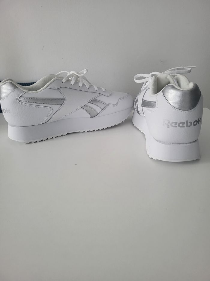 Baskets  Reebok Glide Ripple Double blanc et argent pointure 41 - photo numéro 3