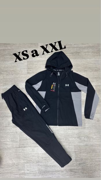 Ensemble under armour running noir M