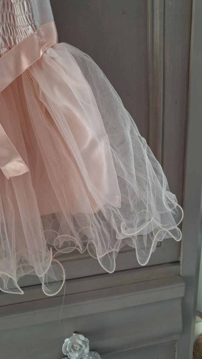 Robe de cérémonie rose et tulle 4 anseta - photo numéro 9