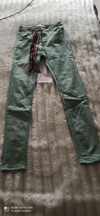 Jeans slim vert t. 36 daysie