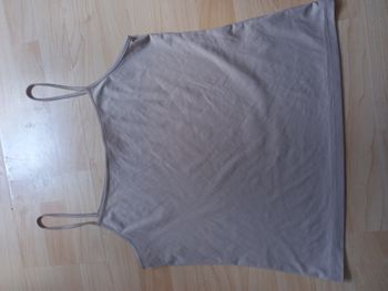 Debardeur beige femme taille 40