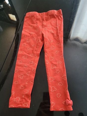 Leggings rouge 2 ans