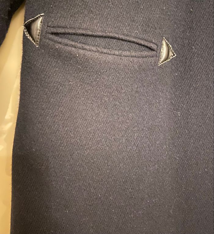 Manteau marine laine 38 - photo numéro 5