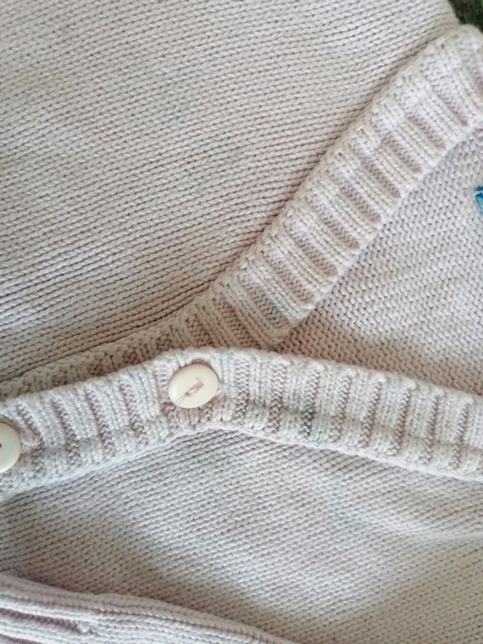 Gilet rose bout'chou 3-6 mois - photo numéro 2