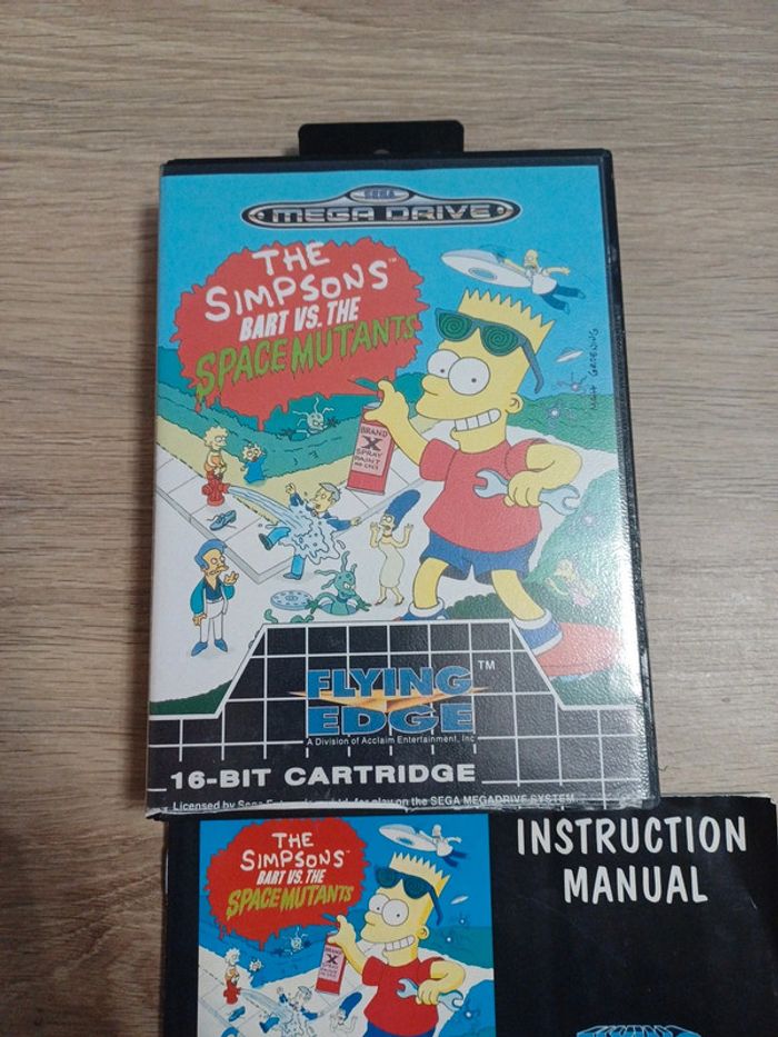 The Simpsons- Bart Vs. The Space Mutant - Sega Megadrive - photo numéro 2