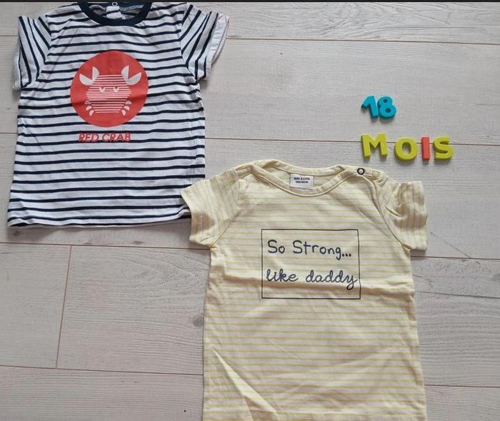 Tee shirts 18 mois
