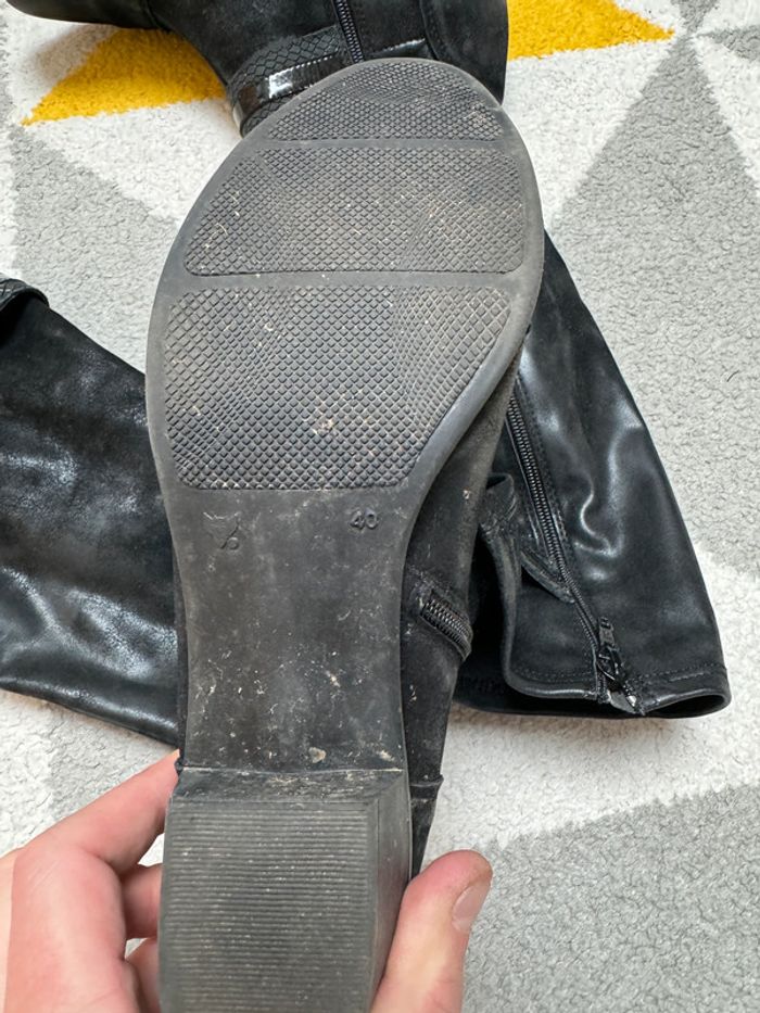 Bottes à talons J. Metayer Taille 40 - photo numéro 3