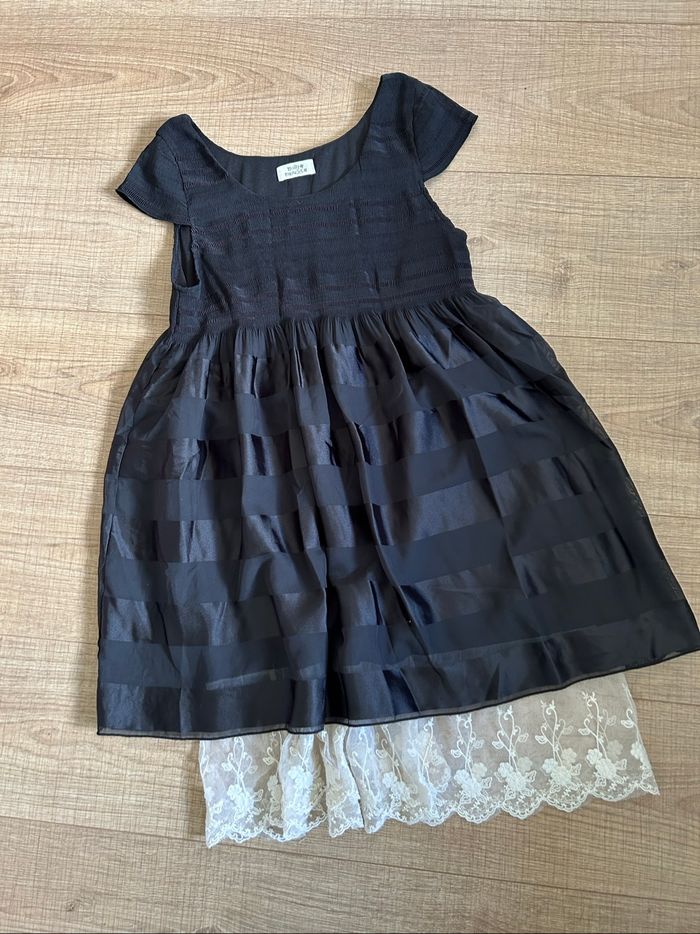 Robe courte noire et blanche Molly Bracken taille M TBE - photo numéro 7