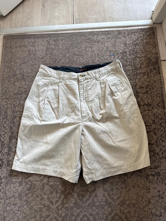 Short Tommy Hilfiger beige – Taille 42 FR – Look chic décontracté