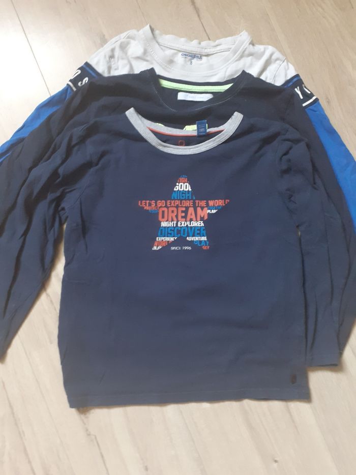 lots de 4 t-shirts manches longues - photo numéro 3