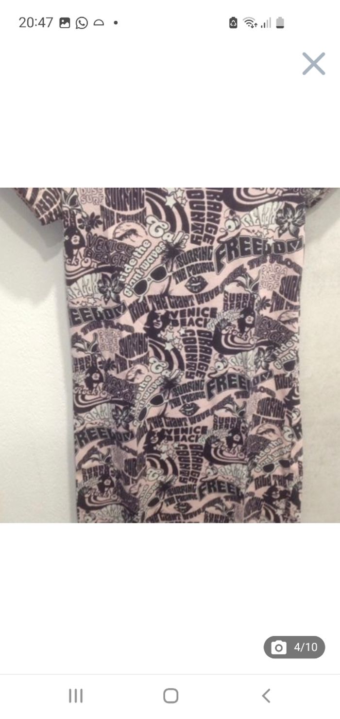 Robe imprimée rose/noire 14 ans H&M - photo numéro 4