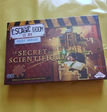Puzzle escape le Secret du Scientifique riviera games