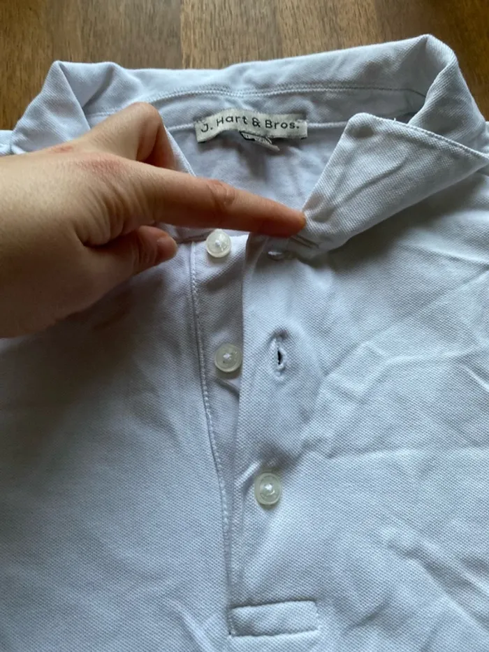 Polo blanc homme taille XXL en très bon état - photo numéro 2