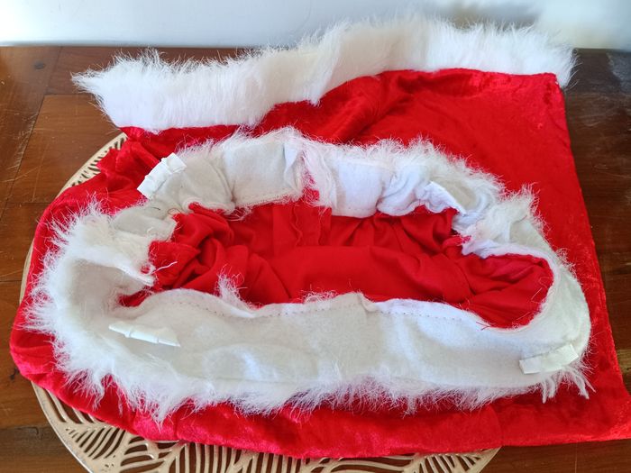 Robe de mère-Noël.   jambières et Bonnet - photo numéro 9