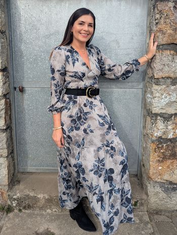 Robe longue Mulhouse gris/beige
Taille M/L