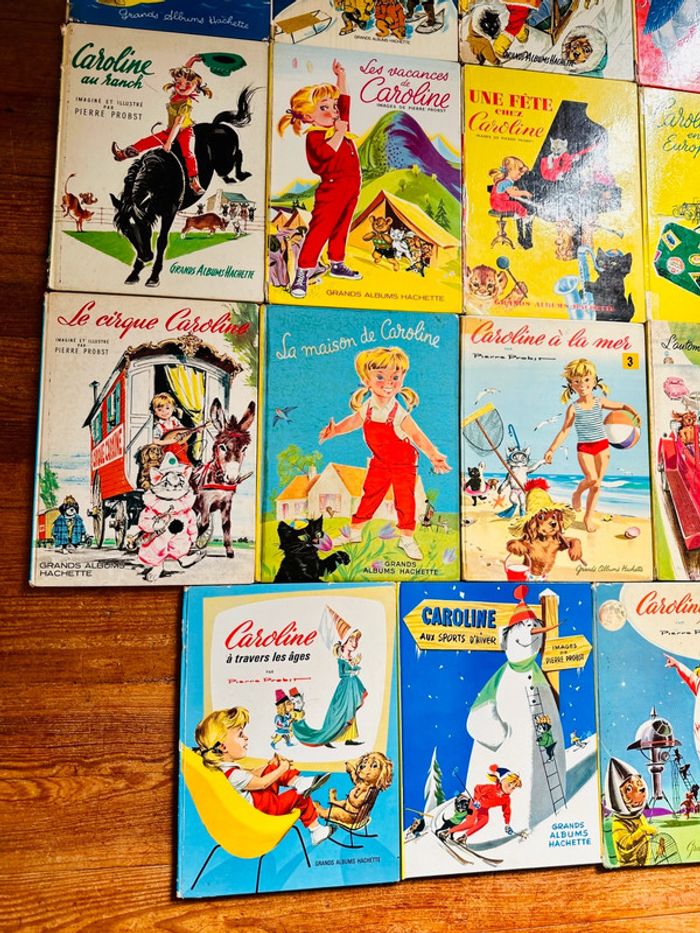 Lot rare intégrale Caroline 15 livres bd Grands albums Pierre Probst Hachette Jeunesse - photo numéro 3