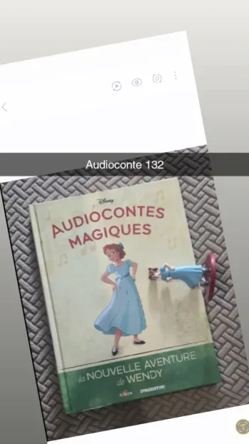 N¤132 audioconte Magique Altaya disney deagostini livre+figurine audio conte compte