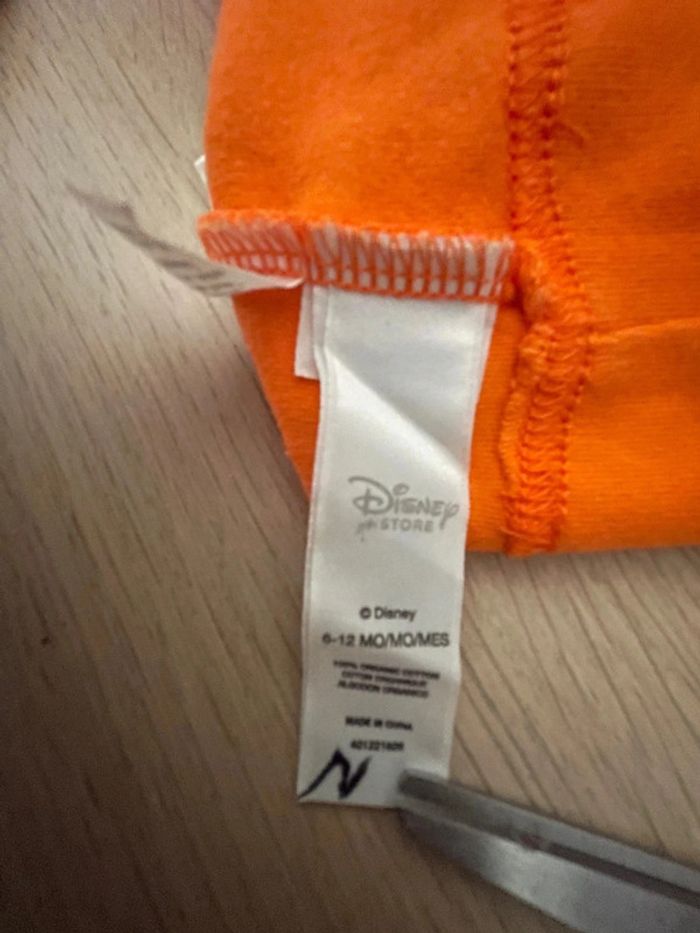 Bonnet Winnie l'ourson orange et jaune 6 -12mois - photo numéro 3