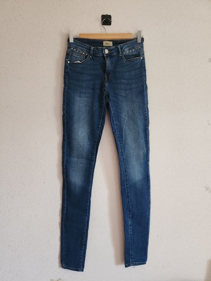 Jean skinny bleu Only – T34 – Denim stretch - photo numéro 1
