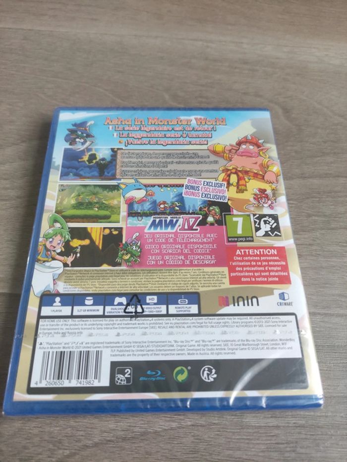 Wonder Boy Asha in Monsterworld PS4 - photo numéro 2