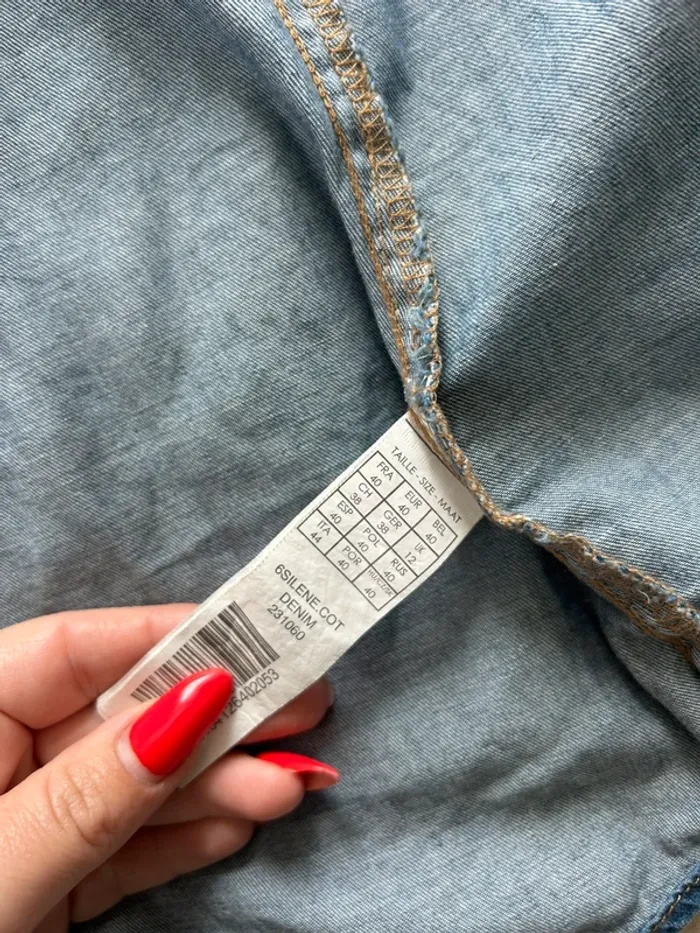 Robe jeans légère bleu mim taille 40 - photo numéro 3