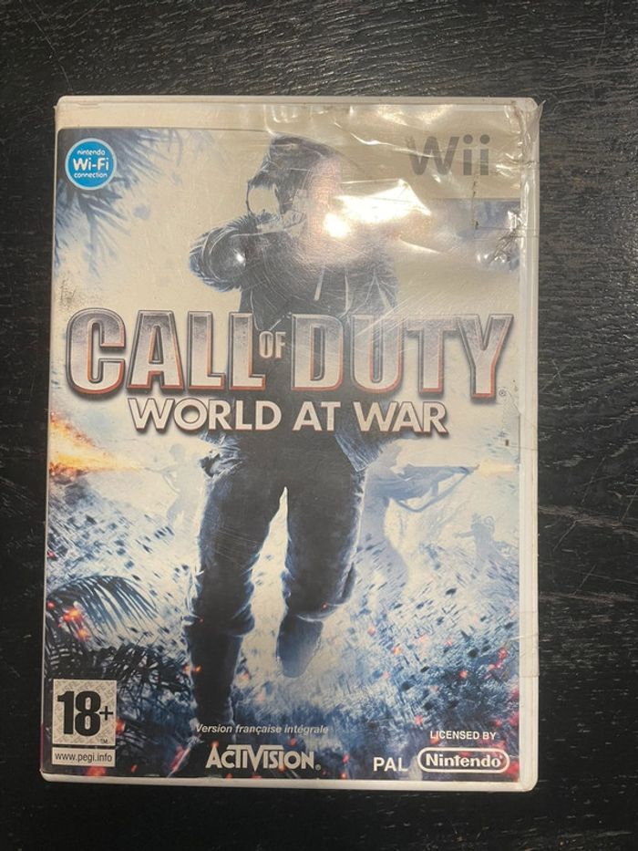 Jeu wii call of duty world at war