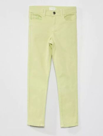 Jean vert fille skinny Kiabi 7 ans