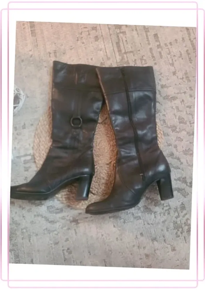 Bottes noires T38 – occasion - photo numéro 5