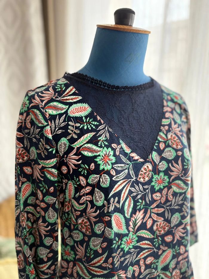 Robe fleuri - taille 36/S - Grain de malice - en très bon état - photo numéro 2