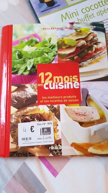 Livre 12 mois en cuisine