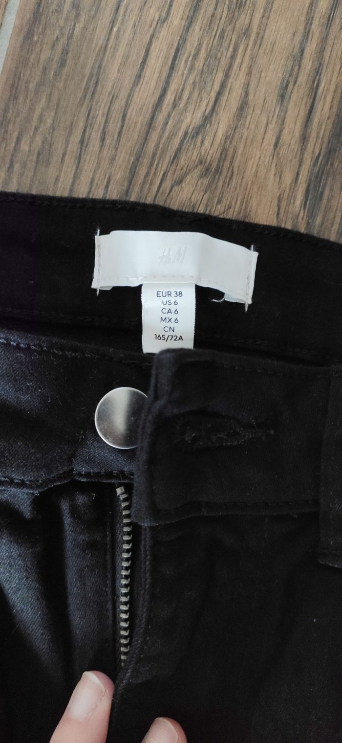 Pantalon jeans noir - photo numéro 2