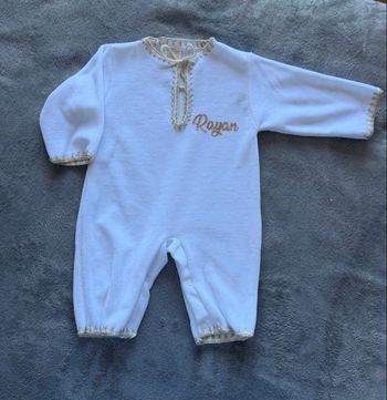 Pyjama oriental blanc 