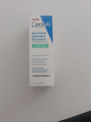 Cerave gel crème pour peaux mixtes a grasse