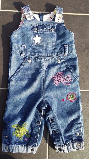 Jolie salopette estivale fille 12 mois DPAM