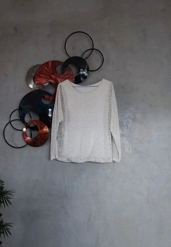 T-shirt manches longues blanc