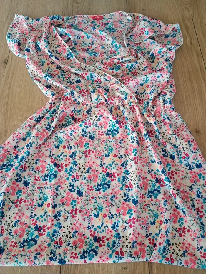 robe longue fleurie T42 - photo numéro 3
