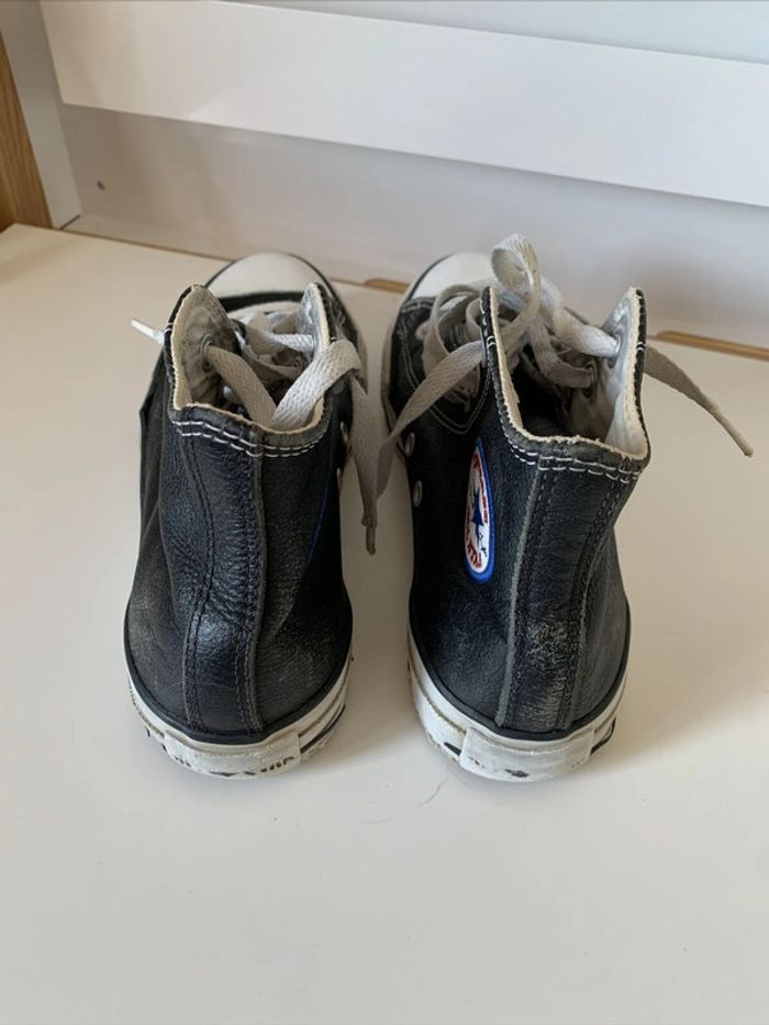 Converse - Chuck Taylor All Star - Baskets montantes en cuir - Noir P36 - photo numéro 3