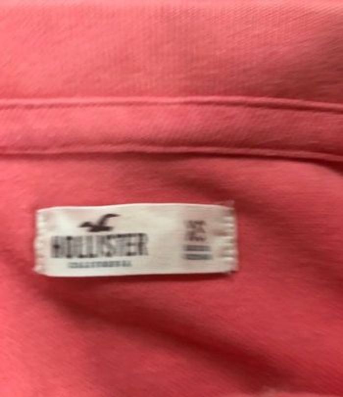 T-shirt polo saumon XS Hollister - photo numéro 4