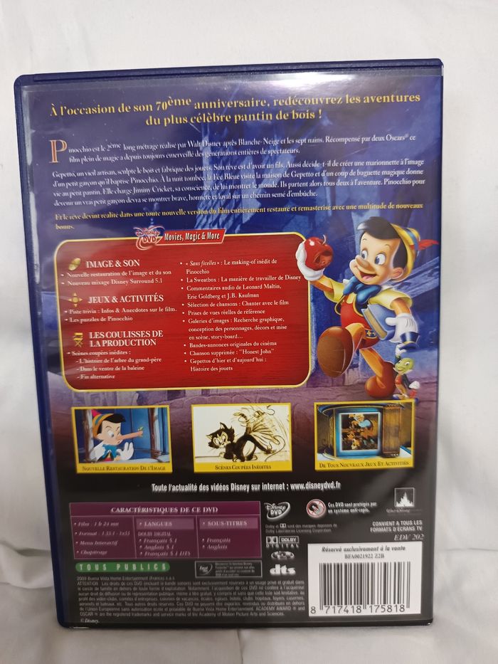 Dvd Pinocchio - photo numéro 2