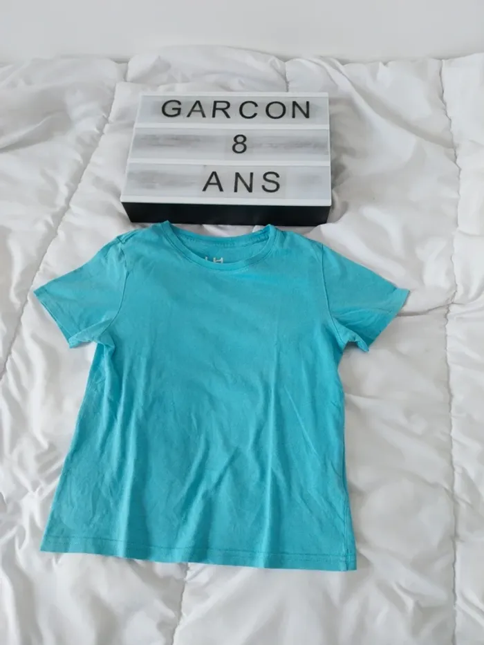 Tee-shirt manche courte garçon 8 ans La Halle