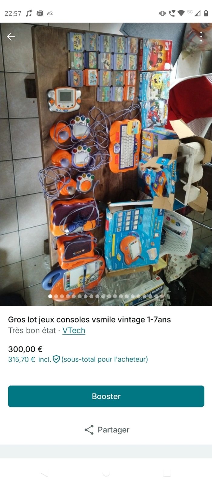 Gros lot vsmile 2-8 ans