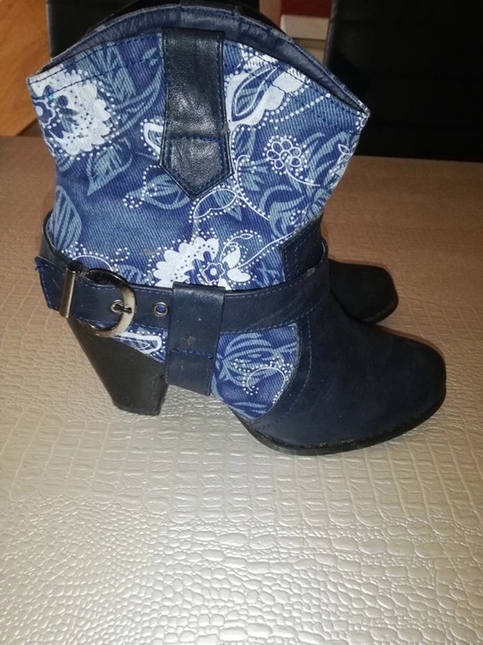 Boots bleu nuit - photo numéro 2